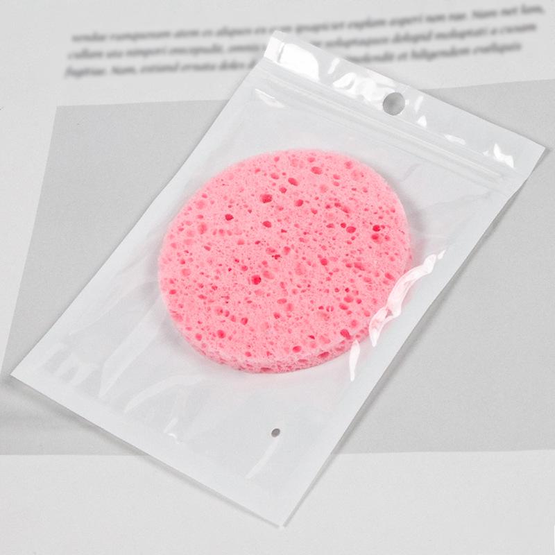 Natural Cellulose Sponge Makeup Remover Pads, 80mm, Assorted Colors, Gentle On Skin
