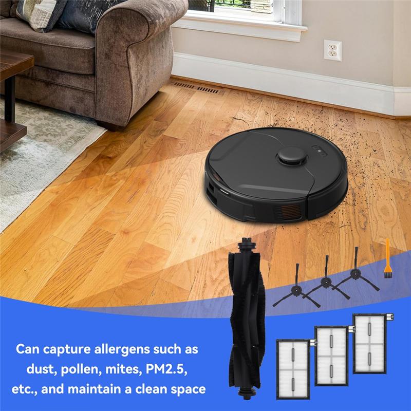 For Eufy X8 Pro Series Robot Vacuum Cleaner Replacement Parts - X8 Pro Accessories Kit,Main Brushes,Filters,Side Brushes-B61B