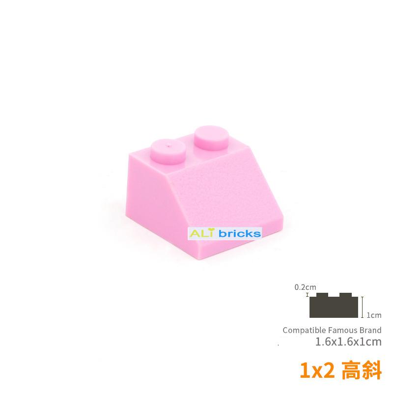 100pcs DIY Building Blocks Thick Figure Bricks Slope 2x2 Educational Creative Size Compatible With Plastic Toys for Children