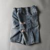 Hole Foreign Trade End Order Cut Label Summer Denim Shorts