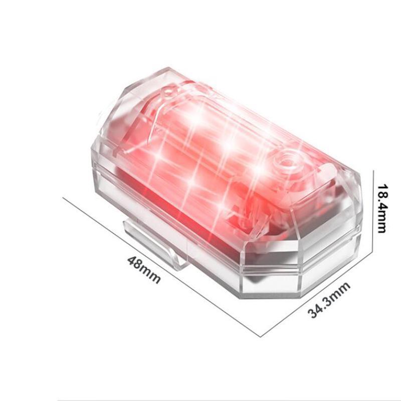 1pc Wireless Remote Control LED Strobe Light for Motorcycle Car Bike Scooter Flash Indicator Waterproof