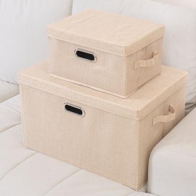 Opvouwbare Stoffen Opbergdoos met Deksel Stof Kleding Broeken Ondergoed Sokken Opbergdoos Speelgoed Opberg Organizer voor Huis & Kantoor