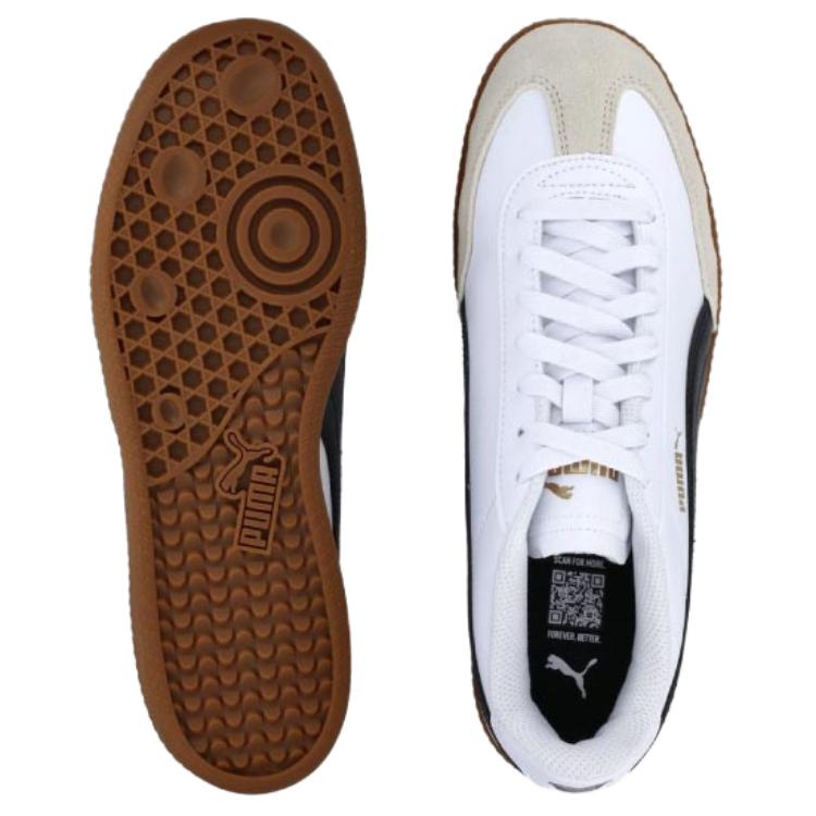 New PUMA 9 T Abrasion Resistant Low Top Skateboard Shoes Men's White Black 398174-11