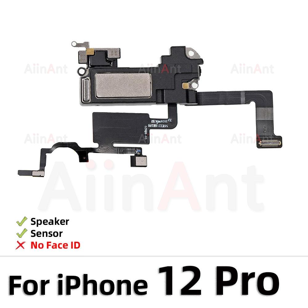 AiinAnt Phone Top Proximity Sensor Sound Ear Earpiece Speaker Flex Cable For iPhone 11 12 Pro X Xr Xs Max Sapre Phone Parts