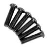 6 PCS Double Rocker Bridge Saddle Mounting Hex Screws Instrument Accessories Lock Screws for