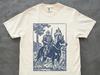 Knight Doberman Rider Vintage T-shirt, Retro 90s Graphic Tee Dark Art Medieval Funny Dog Meme Shirt, Doberman Mom Dad, Grimdark Gift