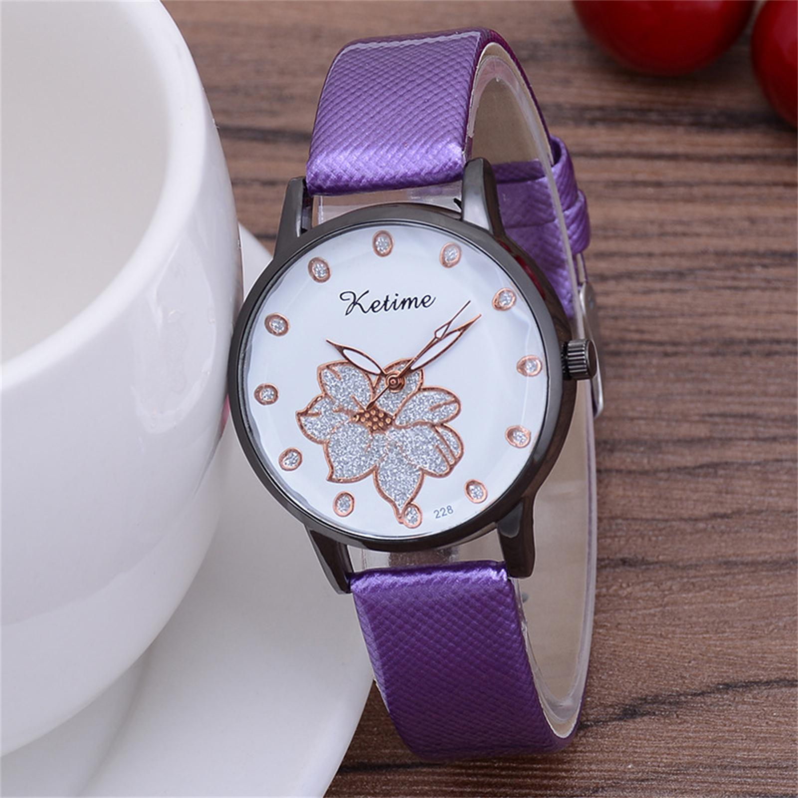 

Женские модные кожаные часы One Size