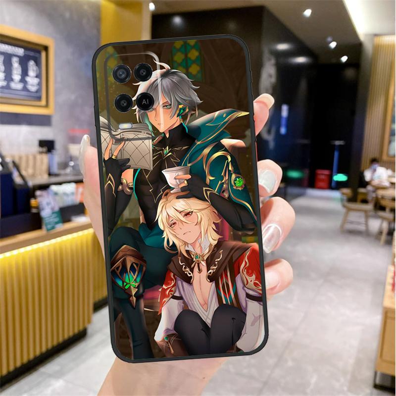 Genshin Impact Alhaitham Kaveh Case For Oppo A5 Pro A15 A17 A57 A77 A60 A80 A40 A18 A38 A58 A78 A98 A96 A76 A16 A94 A74 A54