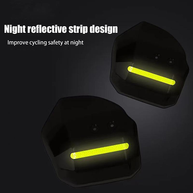 1 Set Wind Rain And Sun Protection Easy To Install Hand Guard For Scooter Motorcycle Atv With Night Reflective Strip