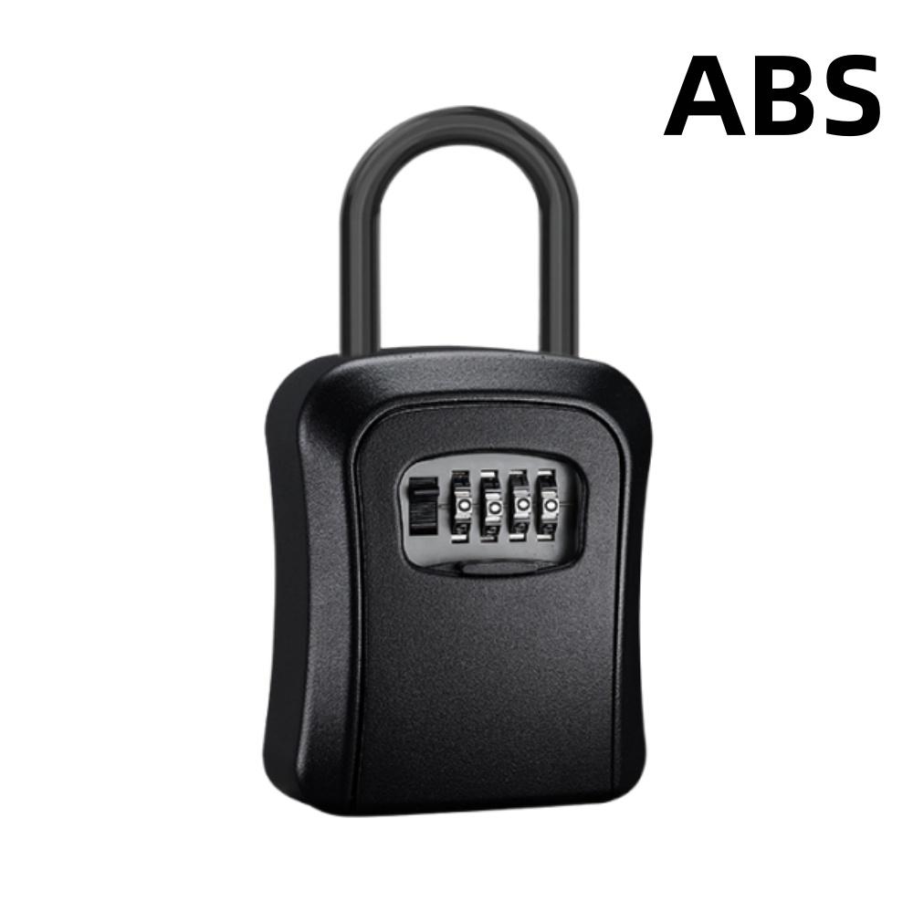 Wall Mounted Key Safe Box 4 Digit Combination Password Outdoor Key Storage Safe Box Weatherproof Wall Mounted Lock Box for Keys