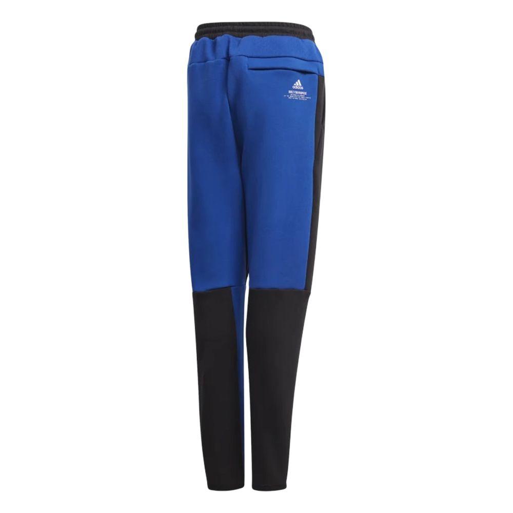 Teenagers Adidas Knitted Sweatpants Black Blue GN4765