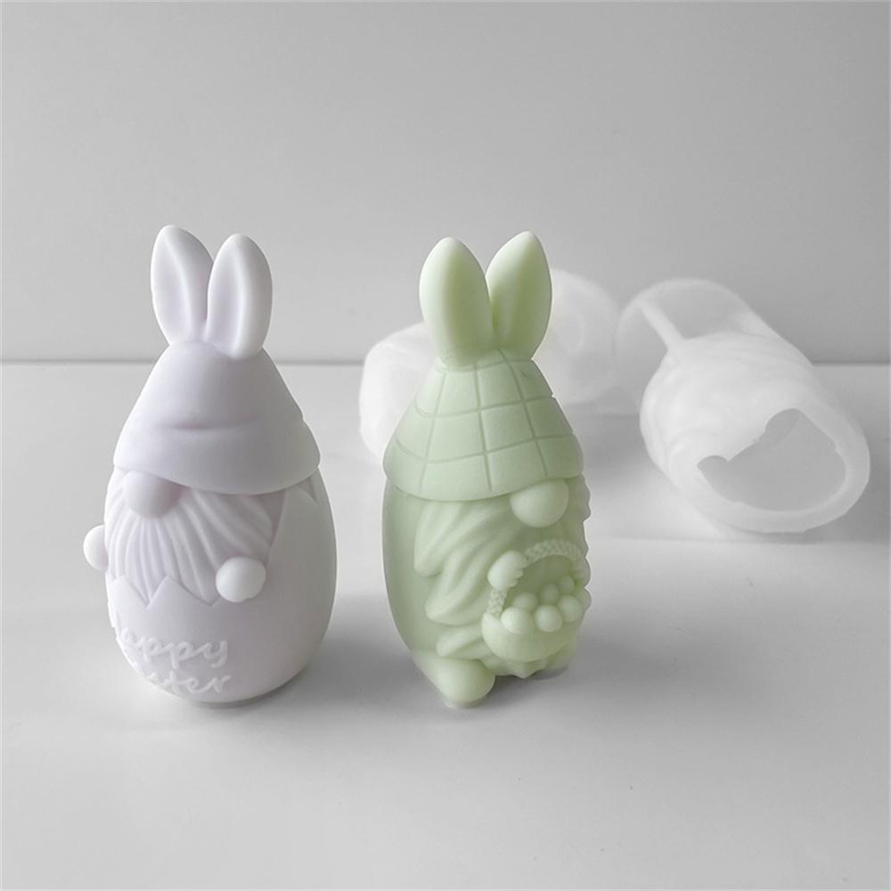 3D Velikonoční formy na skřítky Velikonoční silikonové formy na skřítky pro výrobu svíček, silikonová forma na svíčky se skřítky DIY ručně vyráběné řemeslo pro aromaterapii