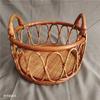 Retro Rattan Basket Chair Newborn Photo Props Infant Posing Bed Backdrops Baby Studio Photography Accessories For Boys Girls