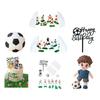 Multiple Use Football Theme Cake Decors Set For Birthdays And Celebration Feature Efficient And Convenient Storage