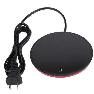 Electric Waterproof Touch Heating Cup Mat Warm Pad for Coffee Tea MilkRed US 110V