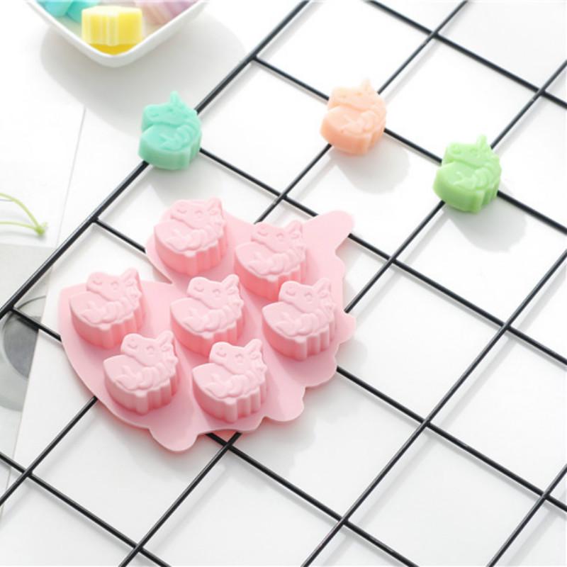 

Единорог 7 даже пони силиконовая форма для торта ручной работы DIY шоколадная форма для выпечки розовый