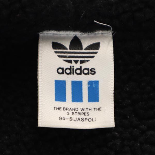 adidas 80s Vintage Descente Bench coat L Silver Back bore Men's Used