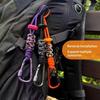 Portable Water Bottle Lanyard Backpack Pendant Keychain Travel Mountaineering Essential Water Bottle Buckle Hanging
