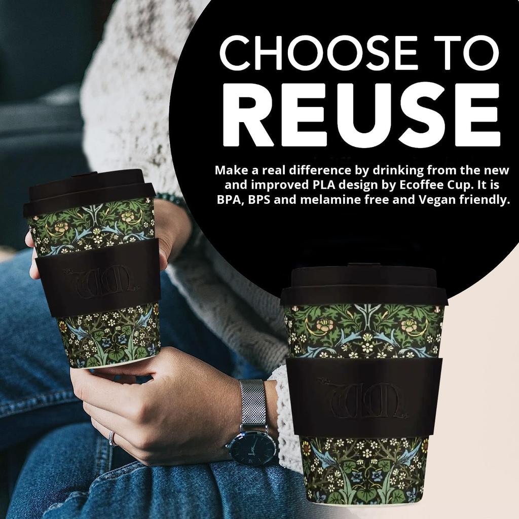Ecoffee Cup (Ecoffee Cup) - Reusable, Eco-Friendly, 350ml, by William Morris, 812 029