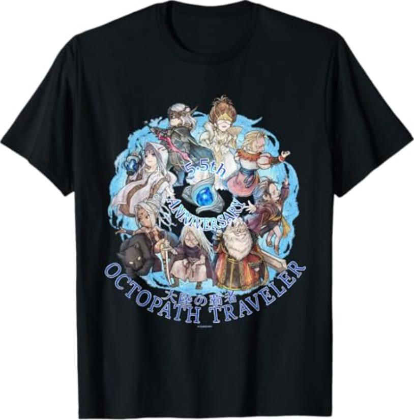 OCTOPATH Traveler COTC 5.5th Anniversary T-Shirt S разноцветный