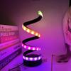 Modern RGB Spiral Table Lamp with 36 Color Modes - Minimalist USB Plug-in