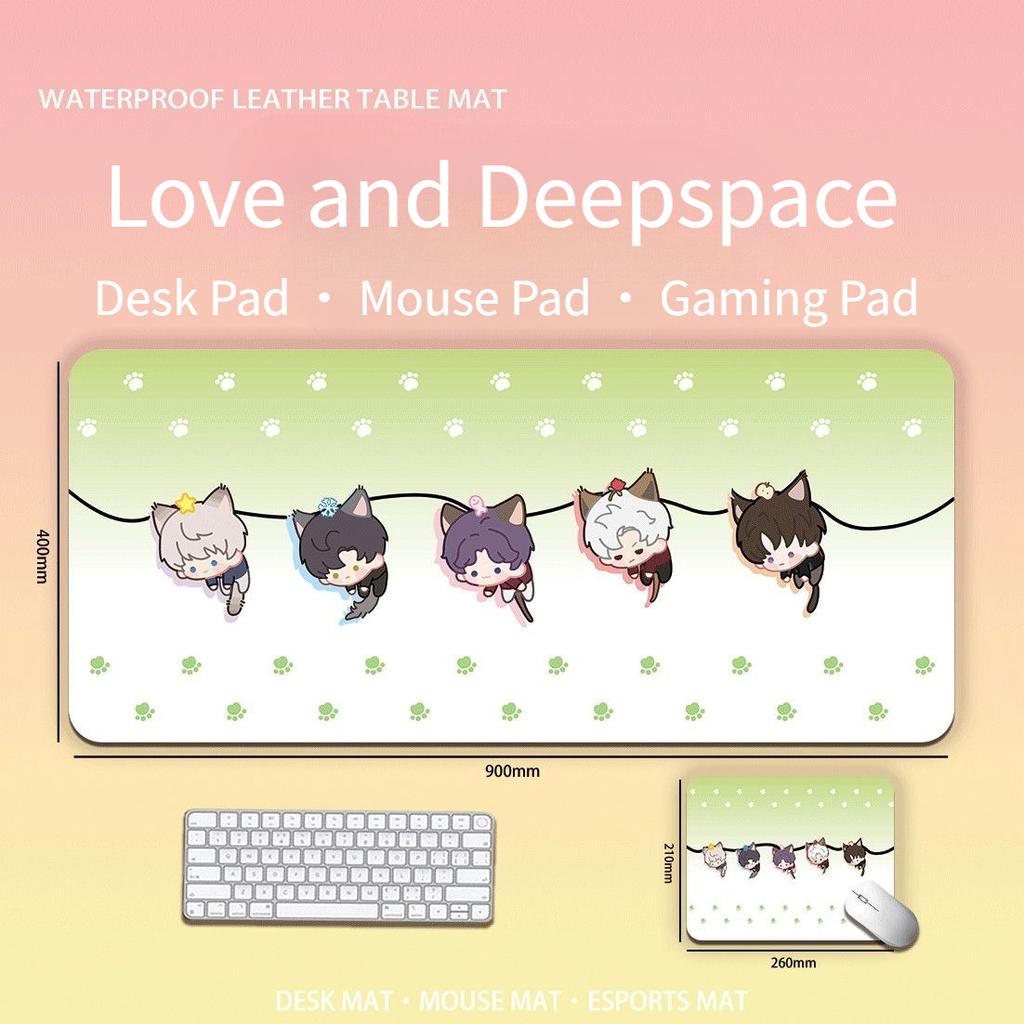 Gra Love and Deepspace Sylus Rafayel Zayne Xavier Caleb Anime Uroczy Kot Podkładka pod Klawiaturę Komputerową/Podkładka pod Mysz Kreskówka Artykuły Biurowe