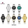 NAVIFORCE Original Simple Quartz Watch for Men Calendar Stainless Steel Strap Waterproof 3ATM Luminous Pointer Business Casual Men Watch NF9254