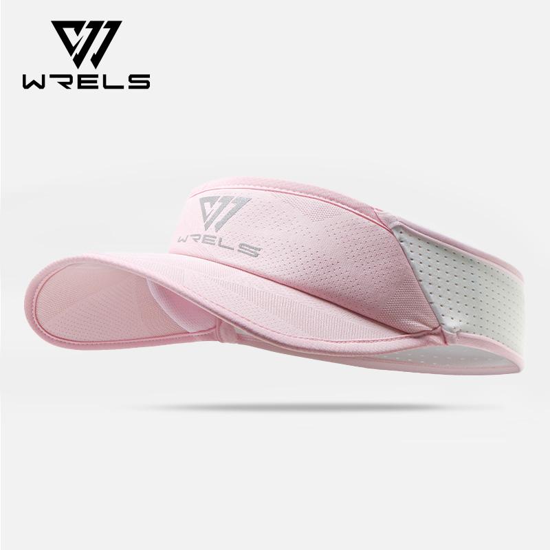 WRELS Summer Empty Top Hat Men s Sports Baseball Hat Women s Bare Plate Mesh Quick-Drying Hat Breathable Sun Visor Empty Top розовый