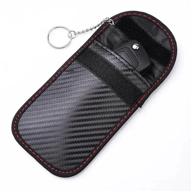 1PC Car Key Signal Blocker Pouch M7D8 - Secure Storage for Remote Controls