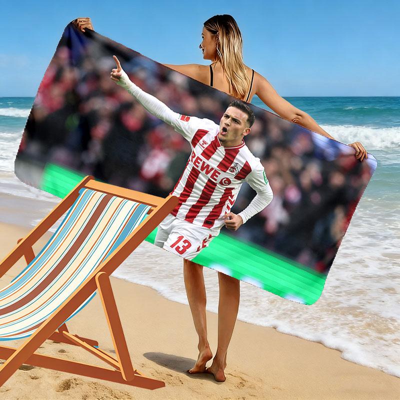 Said El Mala Print Beach Towel, Large Soft Quick Dry Towel for Beach Camping Swimming