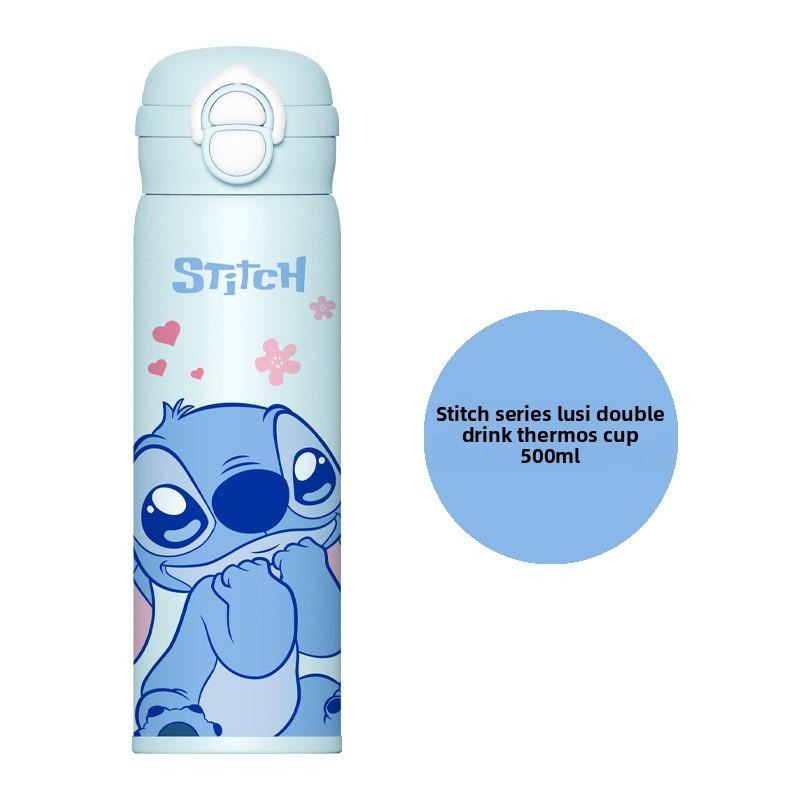 Cute Nick Judy Lotso Stitch Fox Rabbit Bear Print Stainless Steel Insulated Cup For Office And Outdoor Use