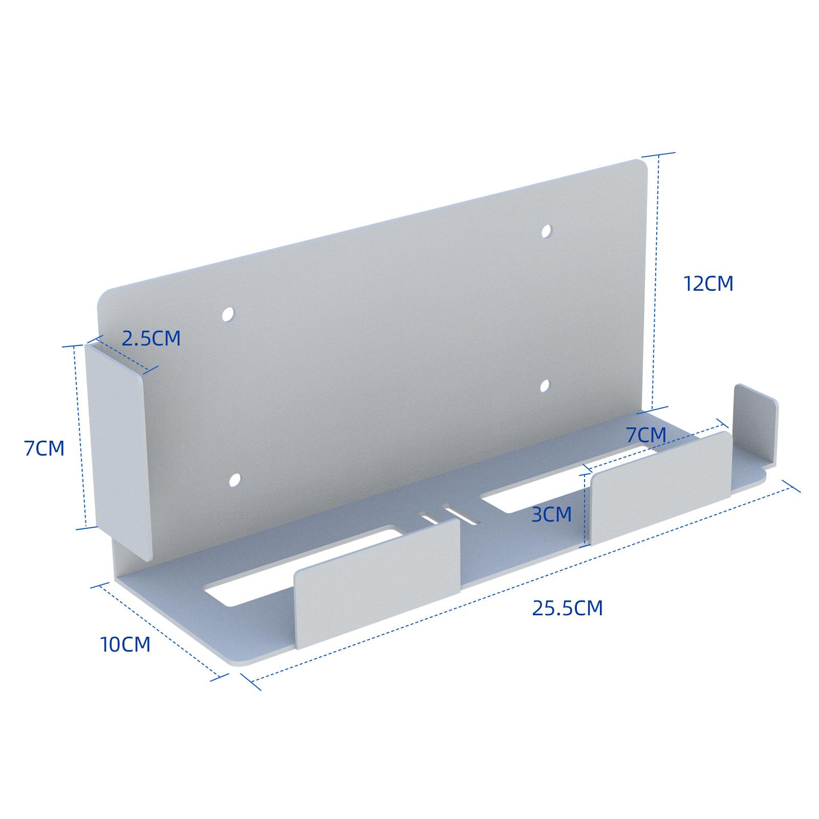 

Простая установка настенного крепления портативной консоли P5123 для хоста PS5/PS5 SLIM/PS5 PRO с конструкцией предохранительного замка и вентиляционным отверстием белый