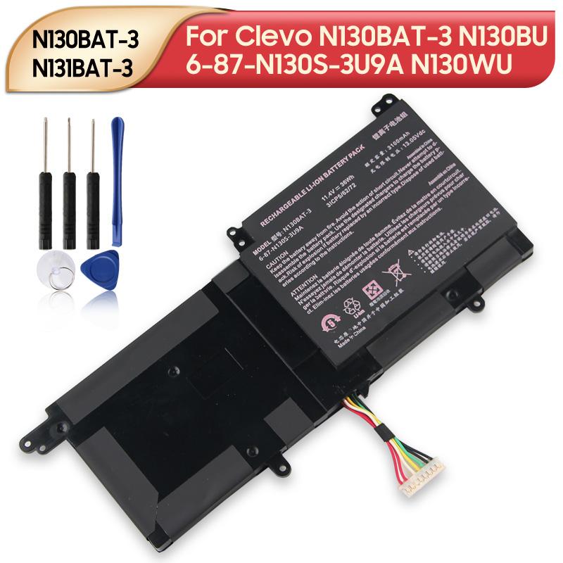 Rechargeable Lithium Battery For CJSCOPE Z-530 ZX-550 ACER P6310-G3 N130BU N130WU N130BAT-3 N131BAT-3 Laptop Battery 36Wh/3100mAh