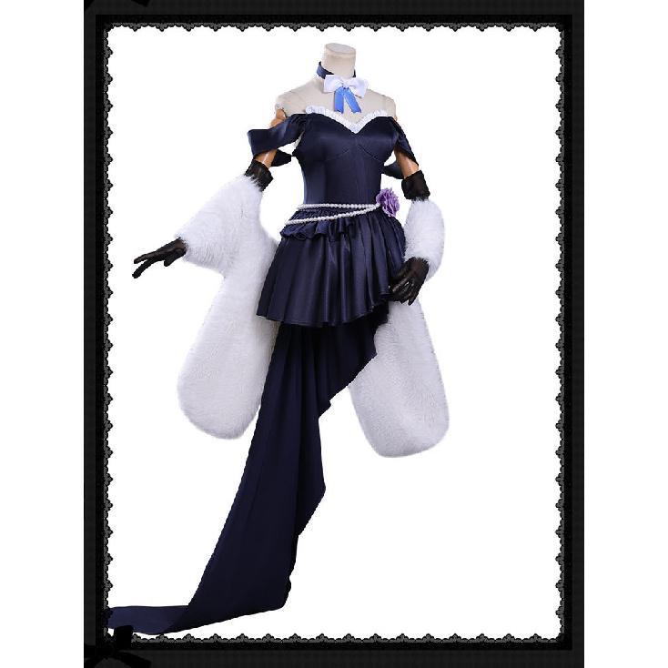 Anime Tiger×Dragon Aisaka Taiga Cosplay Black Evening Dress Princess Skirt Plush Wrap Wig Woman Halloween Carnival Suit