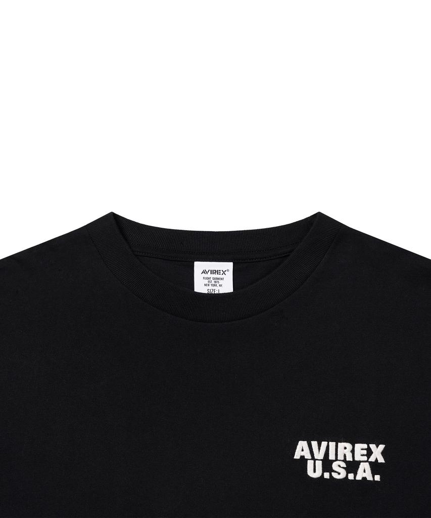 AVIREX Long Sleeve Tee Prime Beef / 7836230028 Black