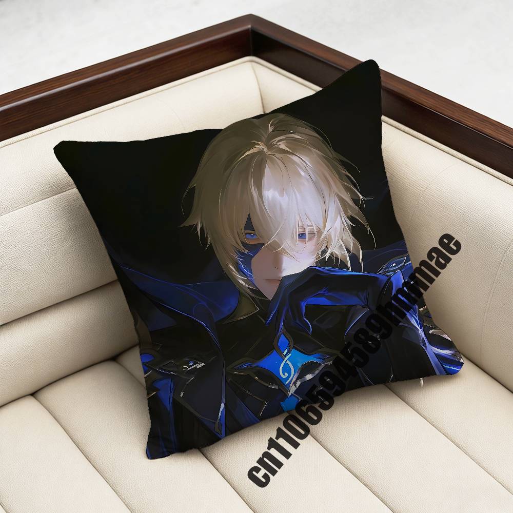 For Dainsleif Genshin Impact Throw Pillow Case Sham 45X45Cm 40X40Cm Square Car Pillowcase Pad Cushion Cover
