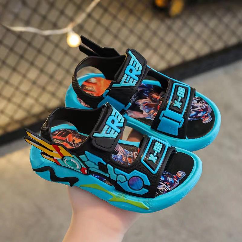 Boys' Sandals New Summer  Wear-resistant Little Boys Beach Shoes Large Children's Shoes Beach Shoes