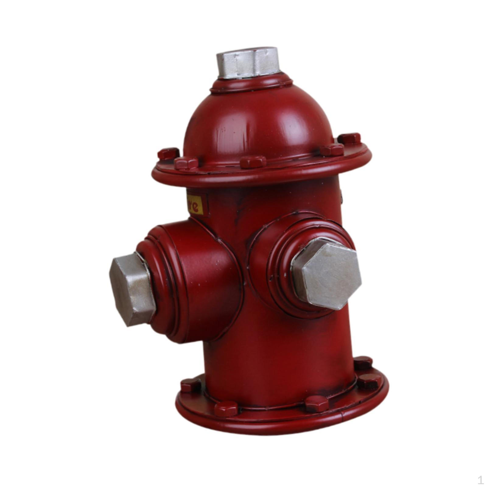

Fire Hydrant Statue Miniature Sculpture Money Bank Creative Gift Piggy Figurine for Boys Girls