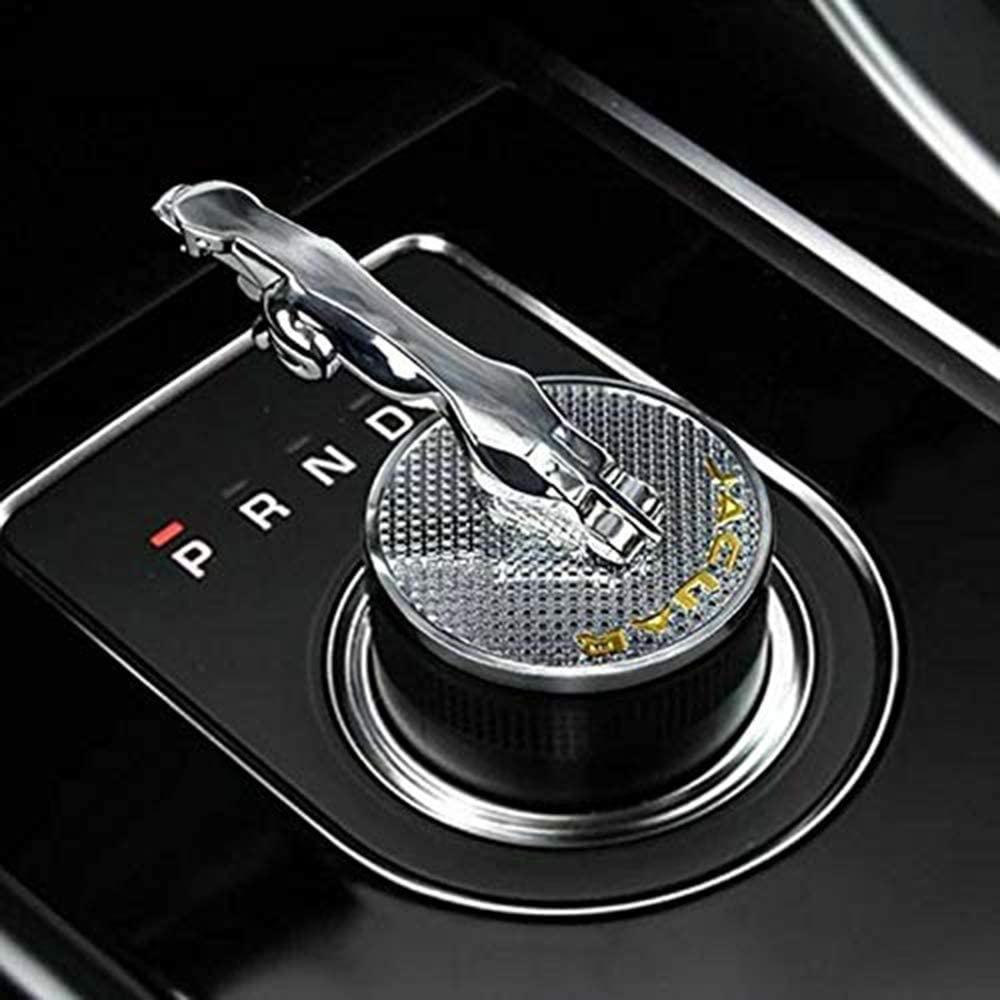 Versnellingspook Knop Cover Voor Jaguar XF XE XJ XJL F-Pace | Zilver | Interieur Decoratie | Eenvoudige Installatie
