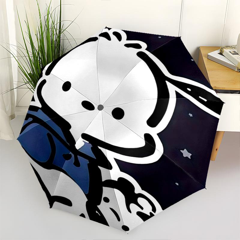 

1pc Space Adventure: Automatic Opening/Closing Umbrella with Foldable Design, Iron Frame for Outdoor Use - Perfect Gift for Fans, Travelers, Everyday