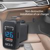 12-24V Auto Mobile Phone Charger Adapter Fast Charging QC3.0 Type C PD Car Socket Charger Dual USB Ports Power Socket Adapter