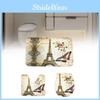 Floral Butterfly Iron Tower Bath Rug Collection Non Slip Waterproof Floor Mat For Bathroom