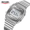 SKMEI 2623 Steel Strip Electronic Chronograph Watch Luxury Electronic Digital Watch Reloj Hombre New Sport Men Women Waterproof