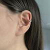 Silver Earrings Without Stones (2214816)