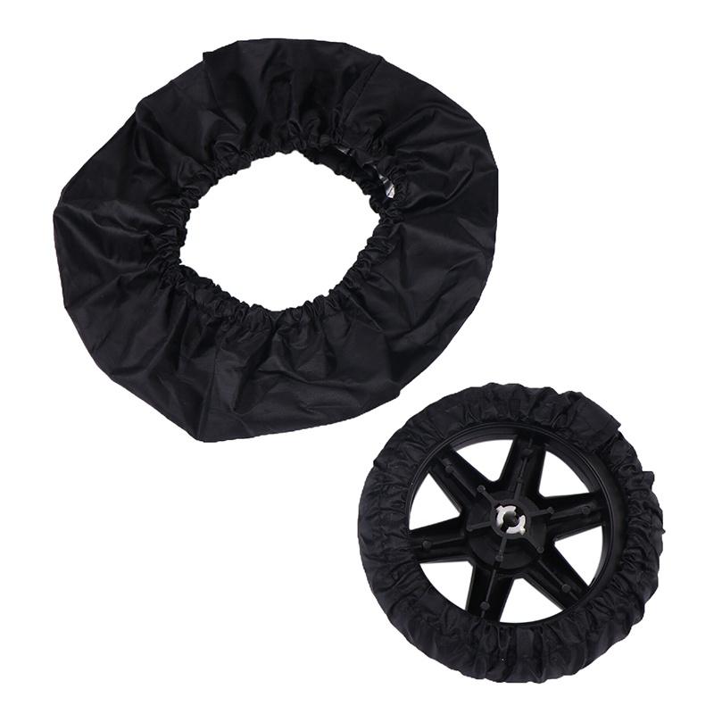 2Pcs/Set Baby Stroller Wheel Cover Dustproof Wheelchair Tire Protector Infant Pushchair Pram Wheel Anti-Dirty Case Acce