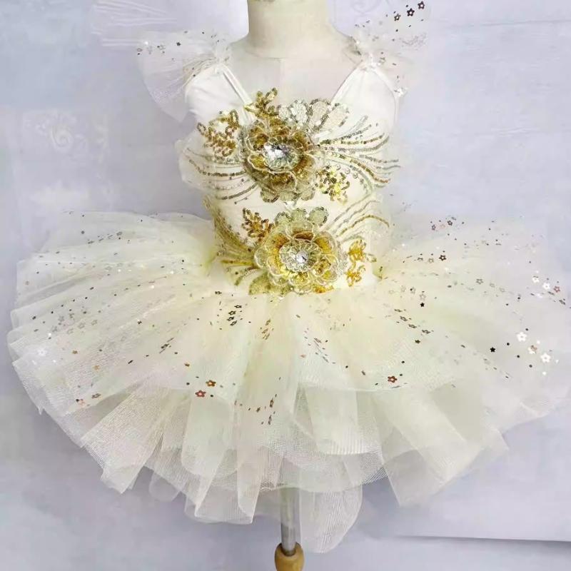 

Fashion Ballet Dress Stage Performance Costume Girl s Ballerina Outfit Children s Clothes Ballet Dance Wear Summer Dresses 160