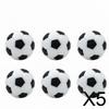 6x6 Pieces 28 Mm Foosball Ball Standard Size Black and White Table Soccer Material
