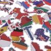 50 Peças Adesivos de Bandeiras Nacionais Mapa de Países Viagem Graffiti Adesivo Personalizado DIY Mala Computador Parede Decoração de Casa