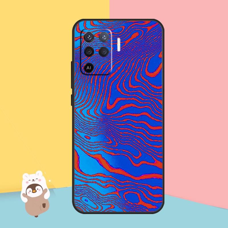 Damascus Camo Case For OPPO A74 A93 A83 A91 A53S A9 A5 A31 A53 2020 A15 A16 A1K A52 A72 A94 A54 Cover