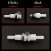 1Pcs Disconnect Fitting Coupling Hose Joint Quick Shut-Off Quick Coupler  For Hose Pipe Tube